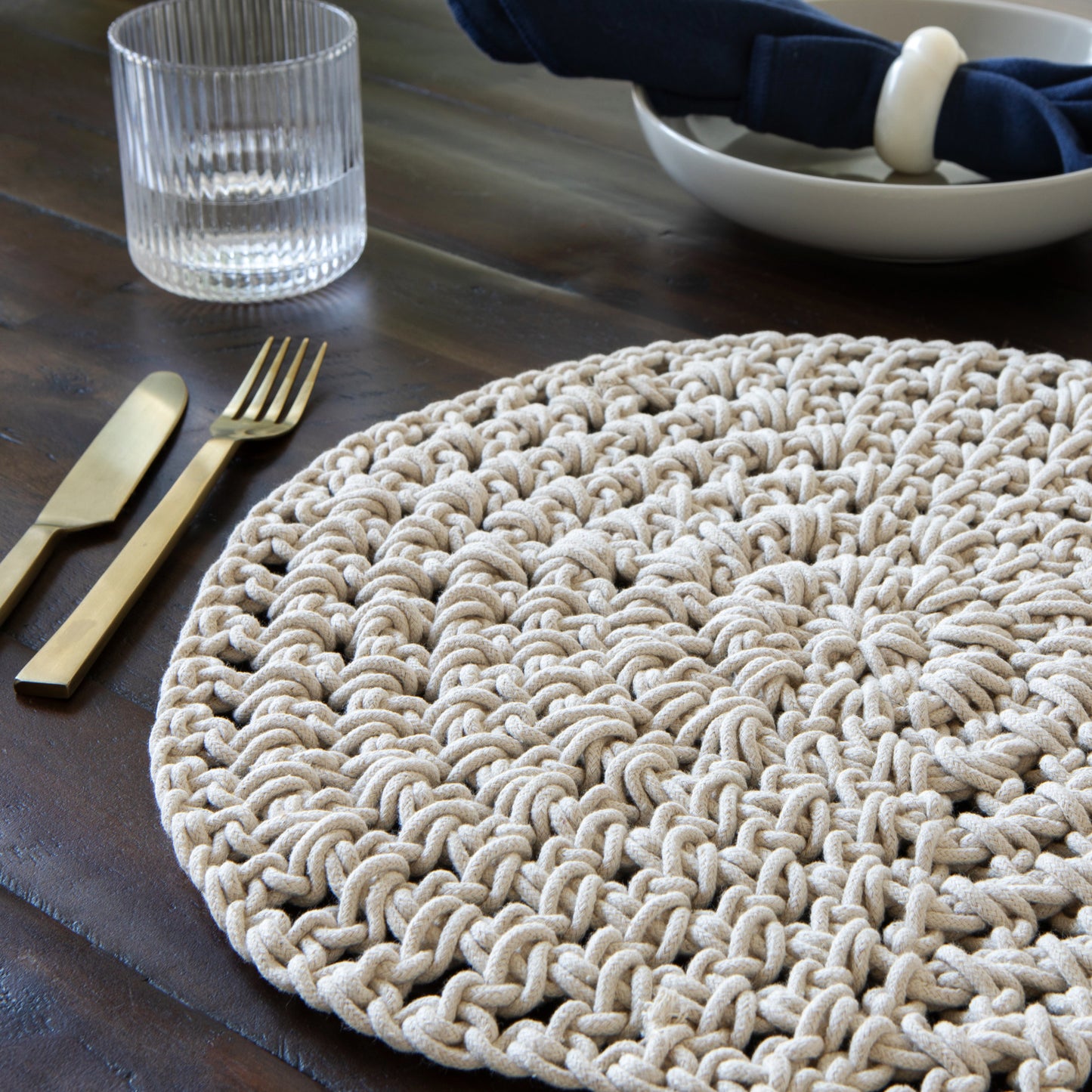 Natura Hand-Knotted Placemat