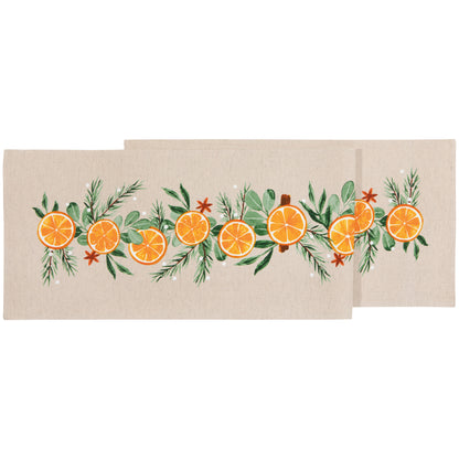 Cedar & Citrus Table Runner