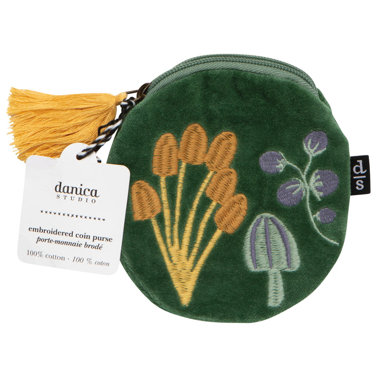 Wildgrove Embroidered Coin Purse