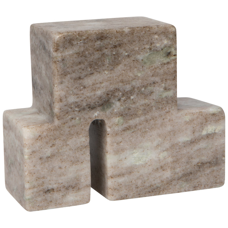 Block Marble Bookend