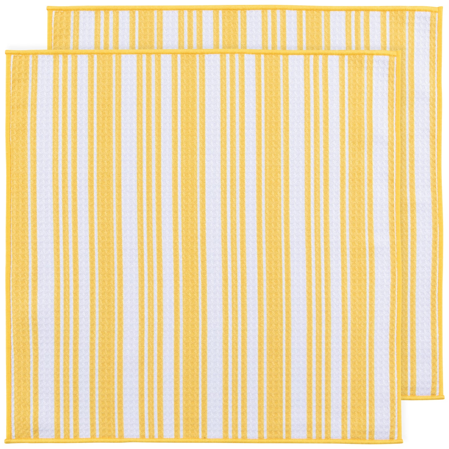 Lemon Recycled Microfibre Dishcloths Set of 2