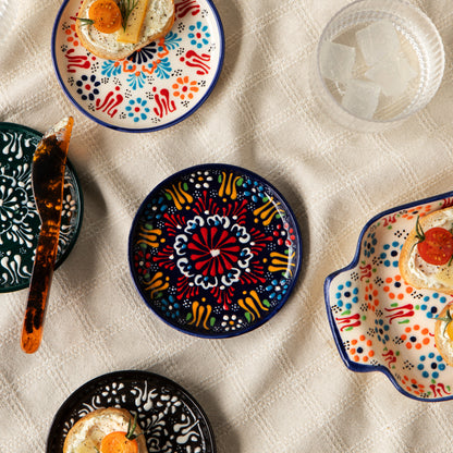 Hand-painted Turkish Dish - Evani Azure