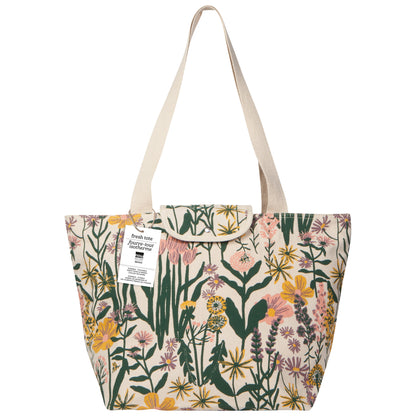 Bees & Blooms Folding Insulated Tote
