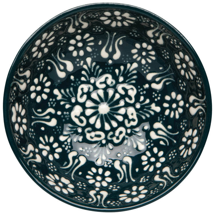 Hand-painted Turkish Bowl 5 inch - Evani Forest