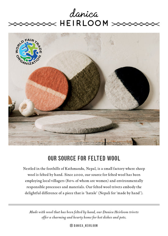 Our Source for Felted Wool