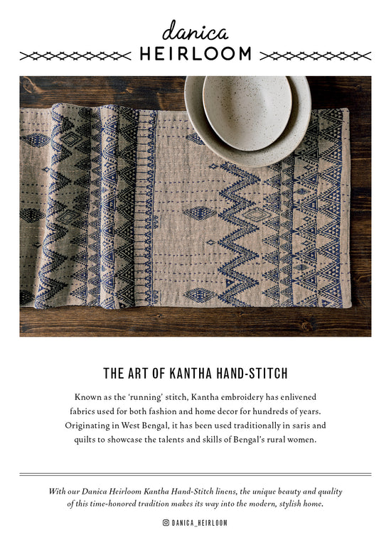 The Art of Kantha Hand-Stitch