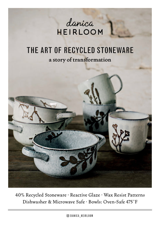 The Art of Recycled Stoneware