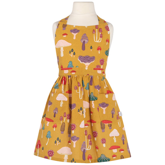 Mushroom Gems Minnie Kid's Apron