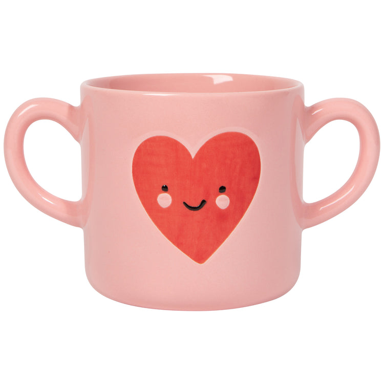 Heart to Heart Double-Handle Mug