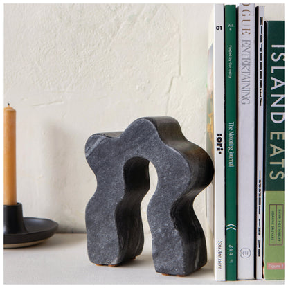 Wave Marble Bookend