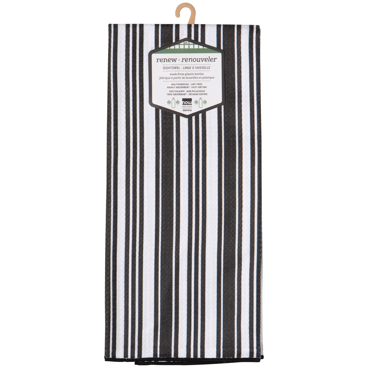 Black Recycled Microfibre Dishtowel