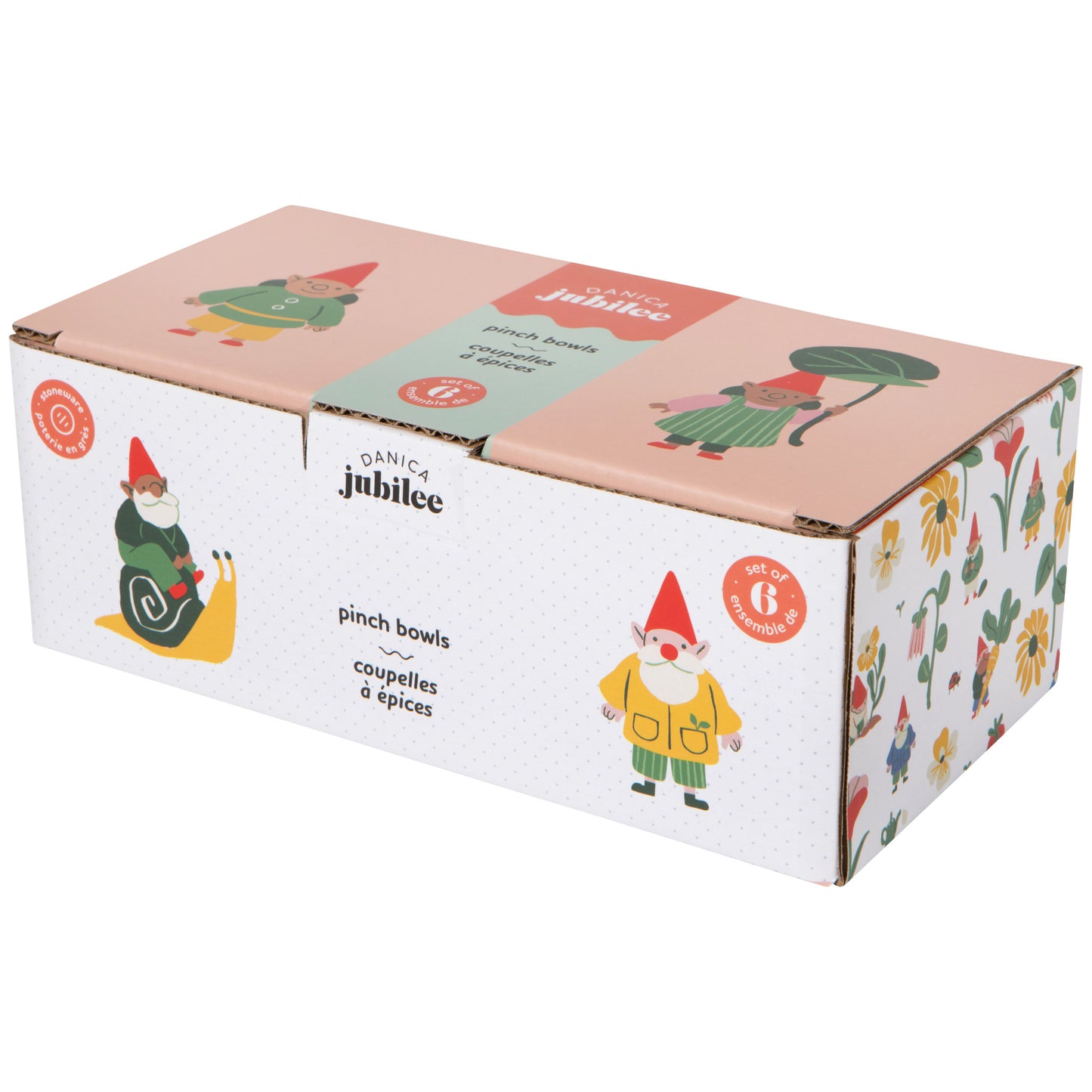 Gnome Grown Pinch Bowls Set of 6 Assorted