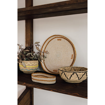 Apex Seagrass Round Tray