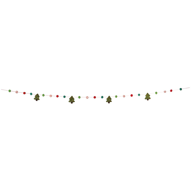 Christmas Tree Felt Garland