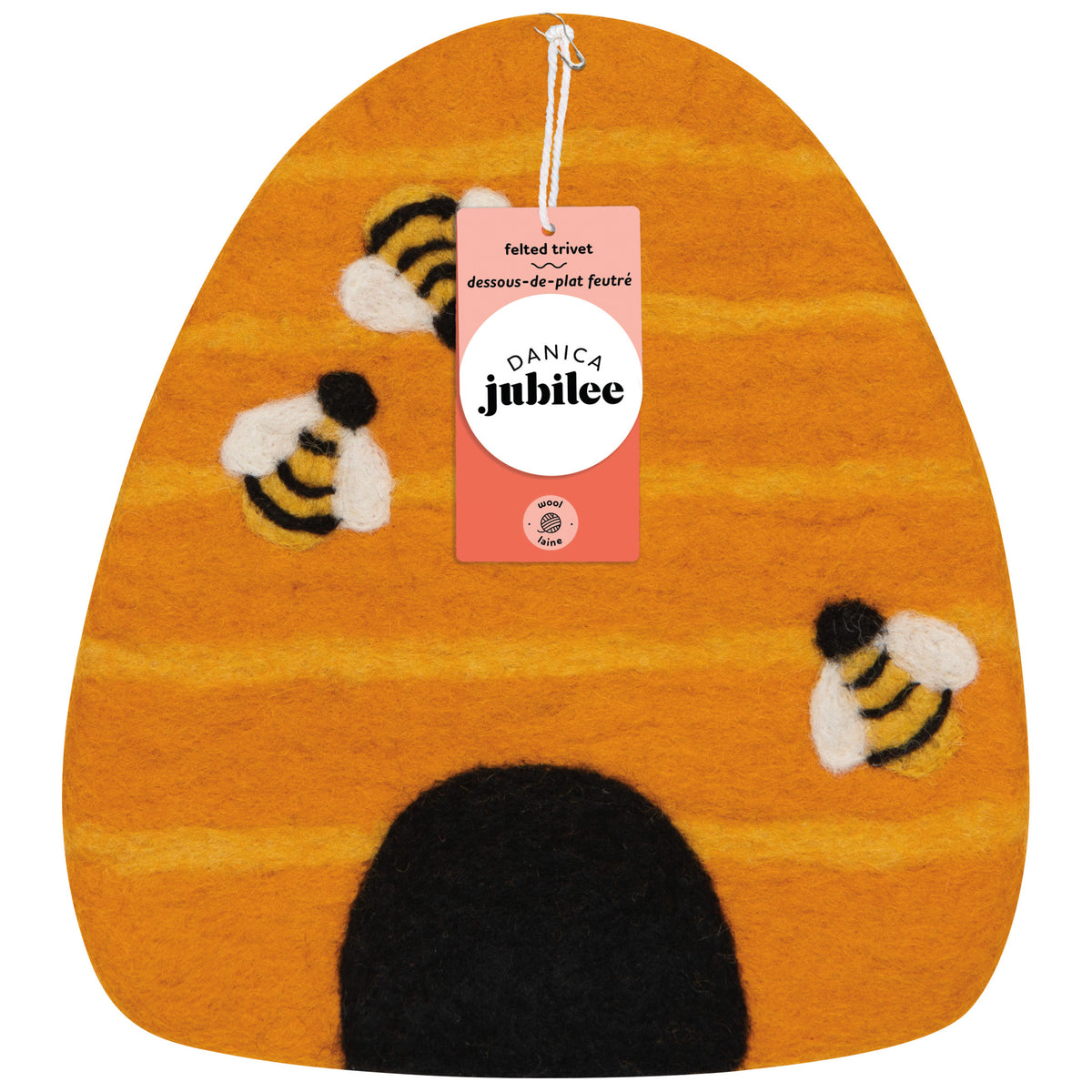 Bumblebee Felt Wool Trivet