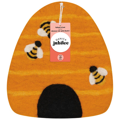 Bumblebee Felt Wool Trivet
