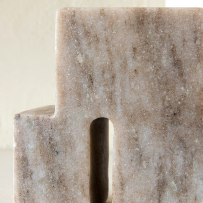 Block Marble Bookend
