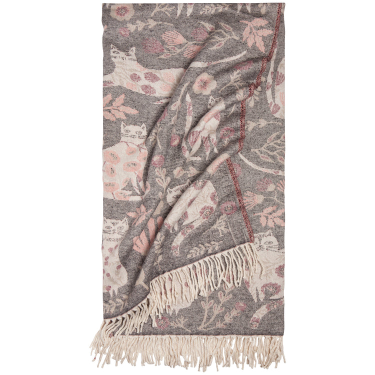 Catbloom Throw