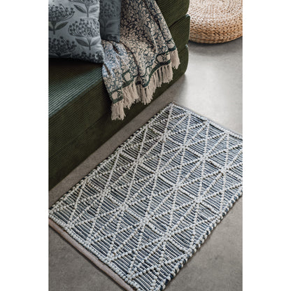 Hexa Cotton Chindi Rug 2 x 3 ft