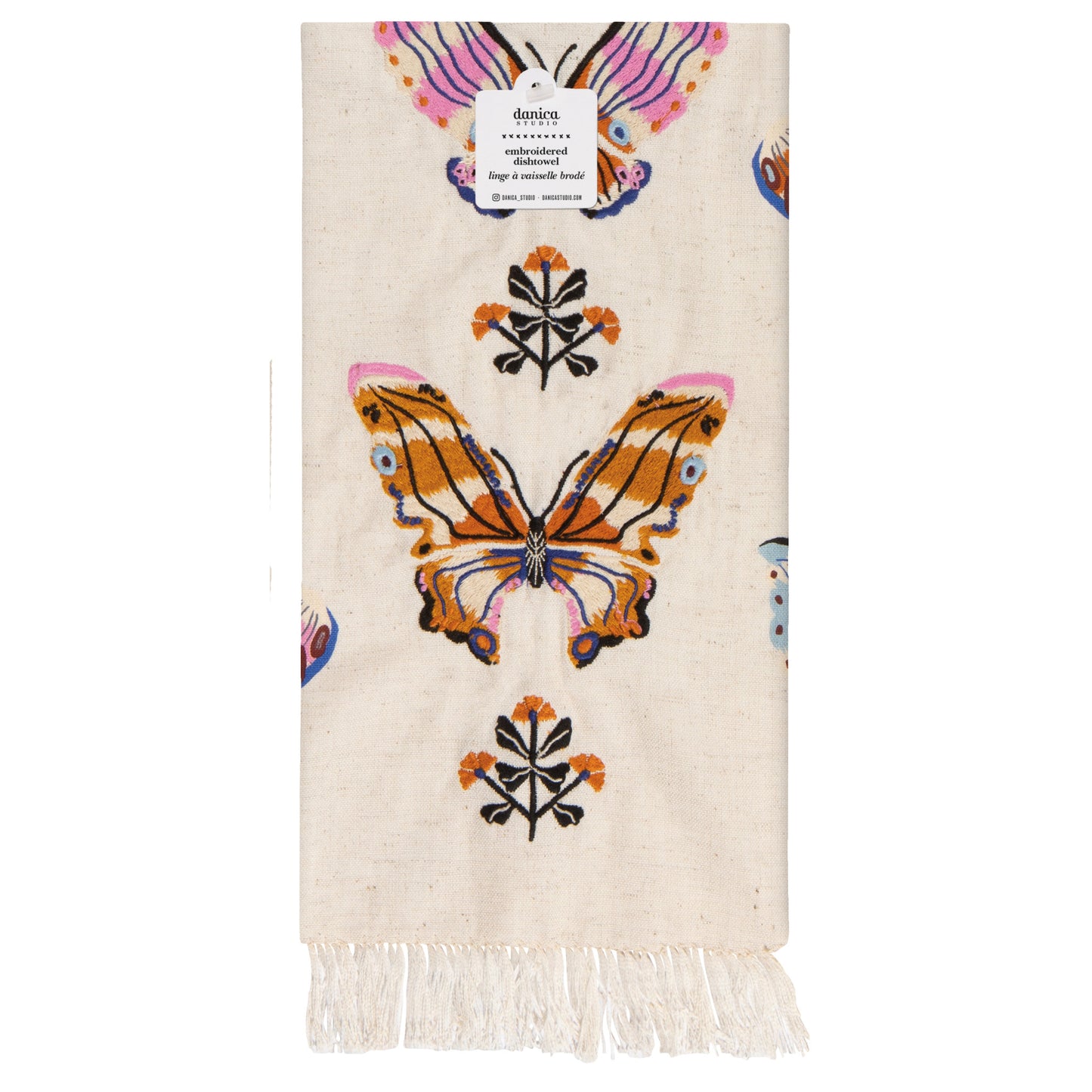 Aurora Embroidered Dishtowel