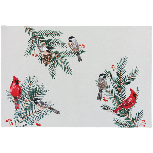 Birds & Boughs Christmas Placemat