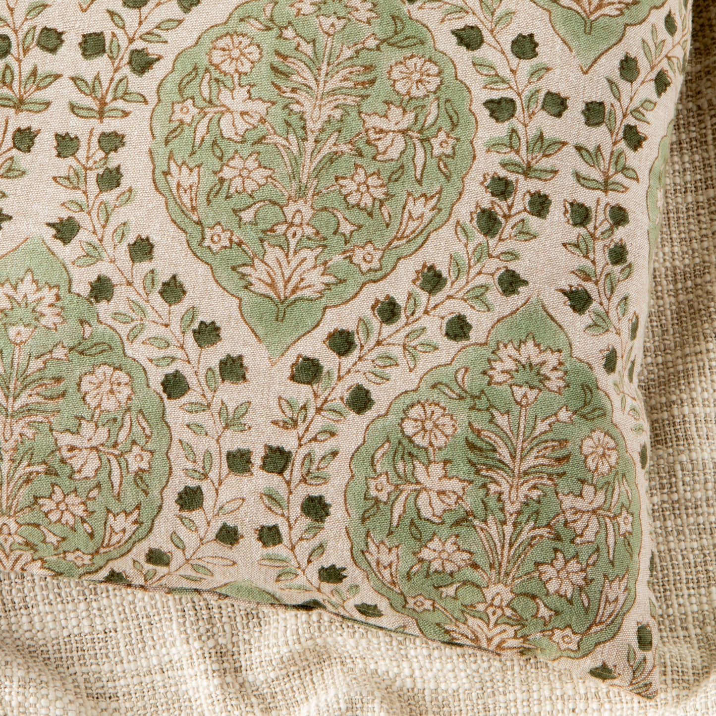 Ogee Block Print Pillow 20 x 20 inch