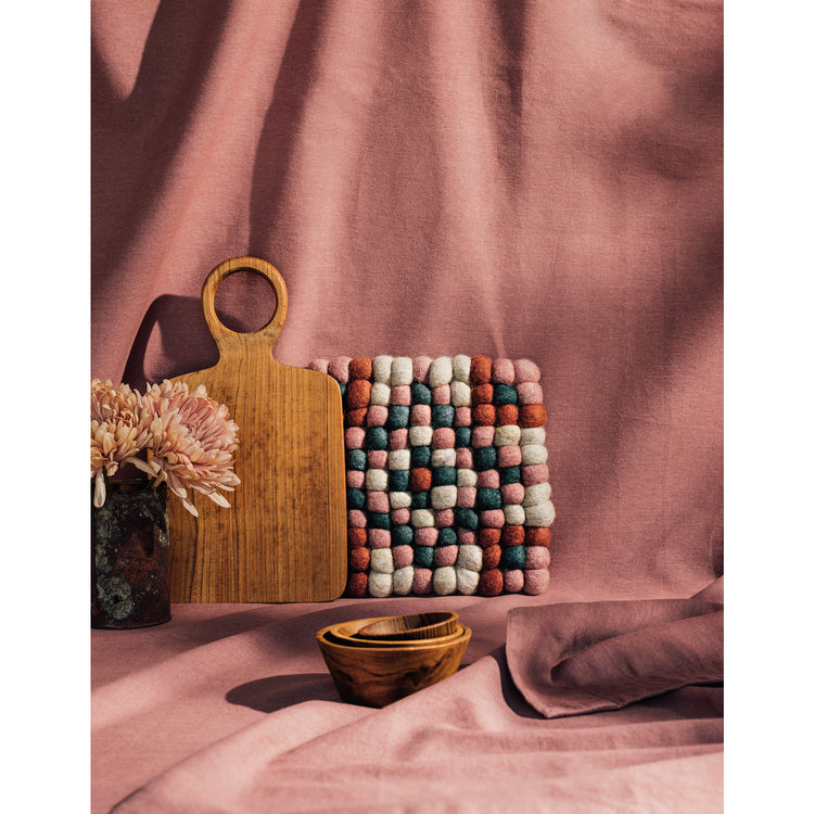 Terra Wool Felt Ball Trivet