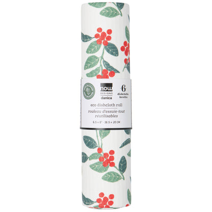 Winter Wonders Christmas Eco Dishcloth Roll Counter Display - 12 assorted