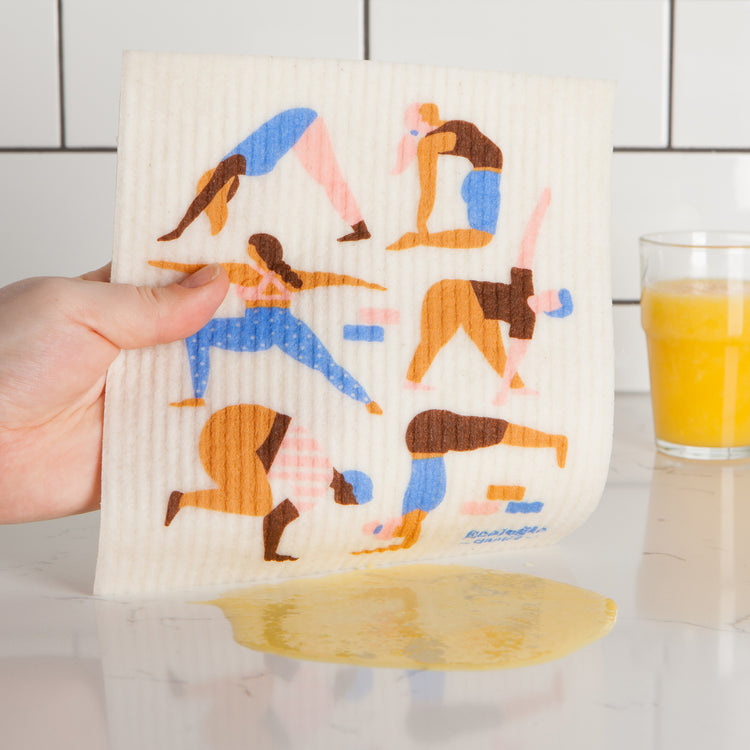 Yoga Swedish Dishcloth