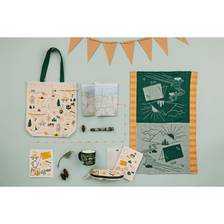 Camp Out Notebook & Pencil Case Set