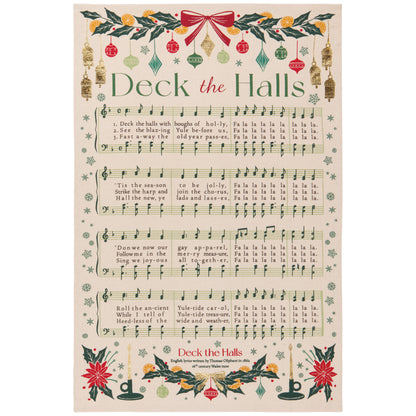 Christmas Carol Dishtowel