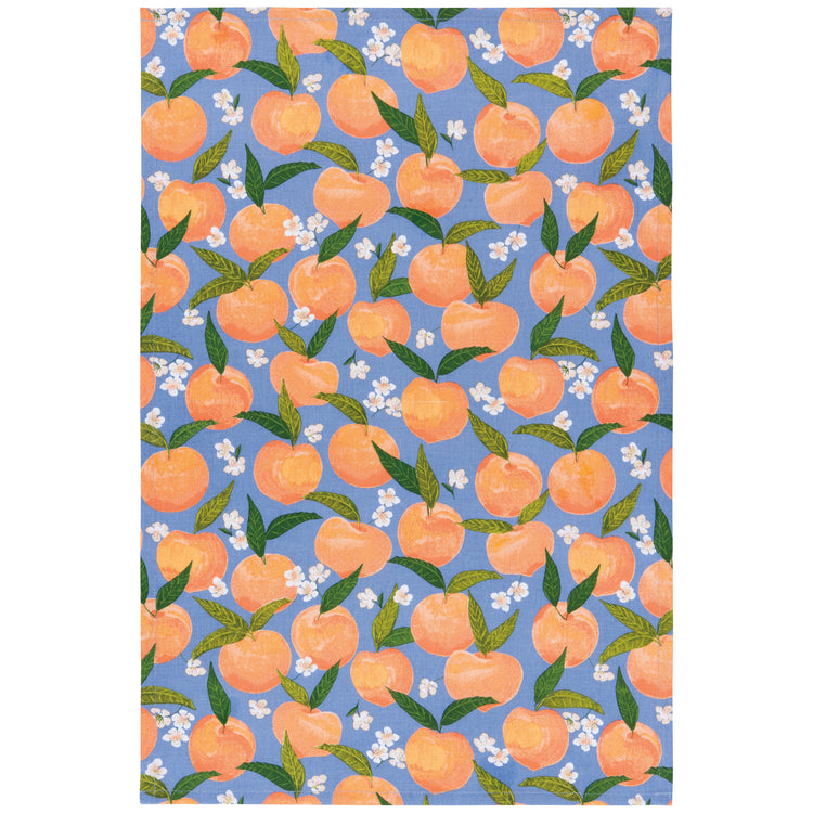 Peaches Printed Dishtowels Set of 2