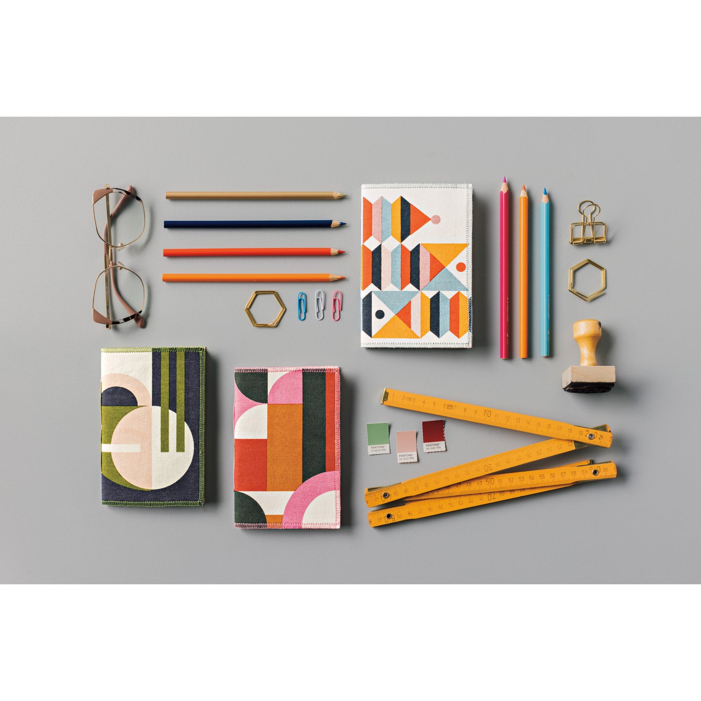 Refract Printed Fabric Cover Formation Notebook