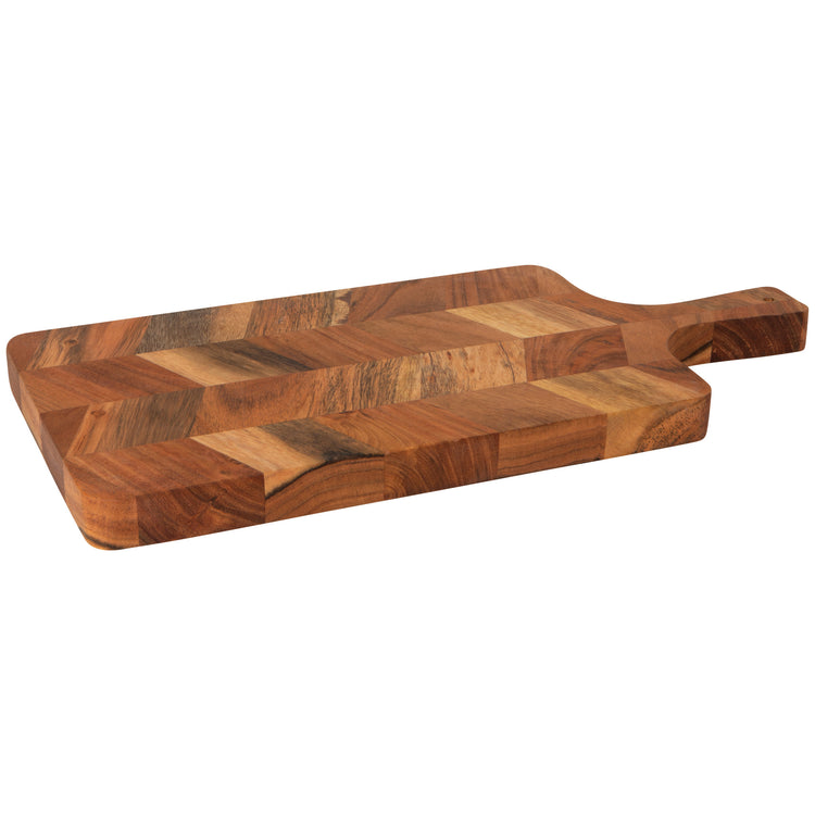 Acacia Chevron Serving Board 17 in