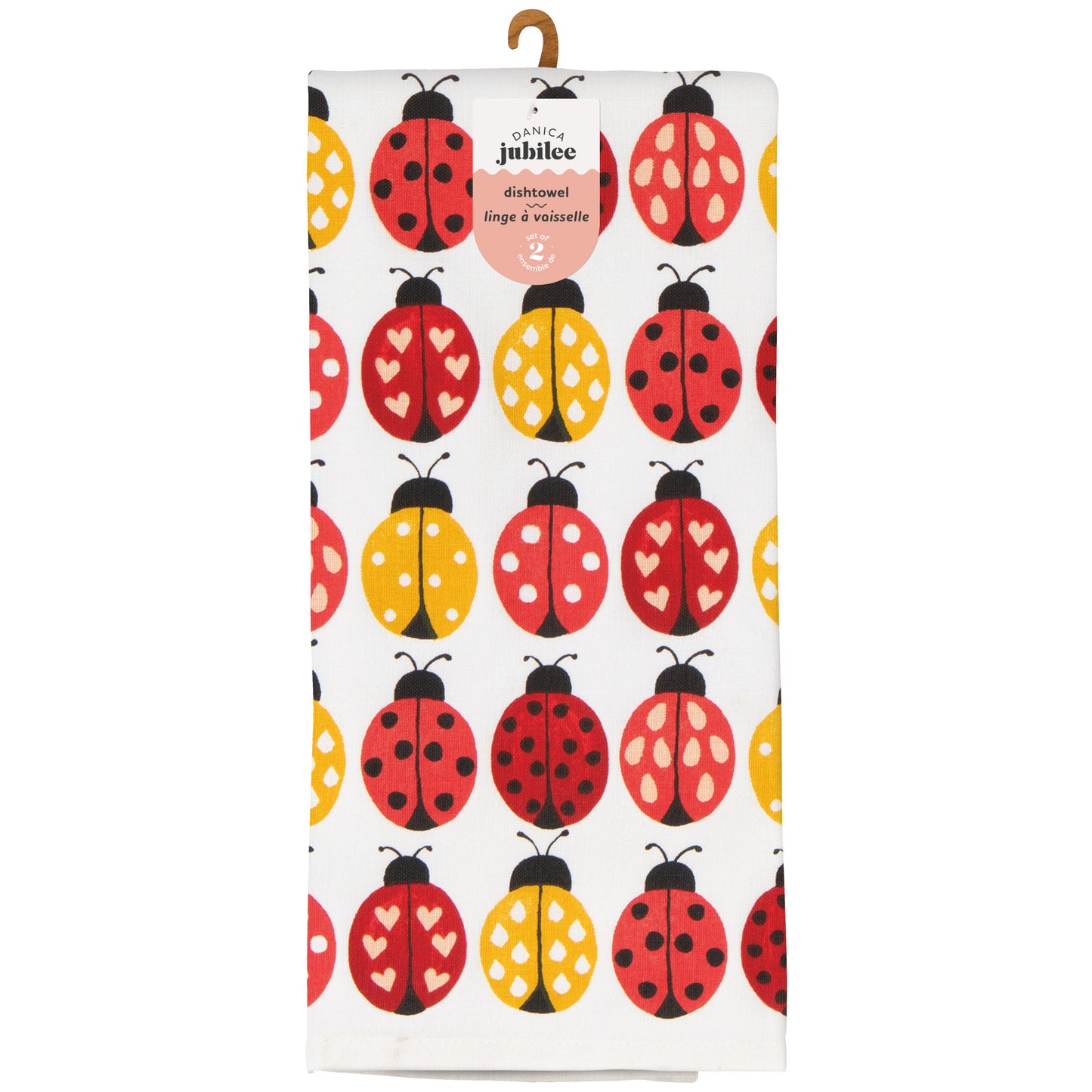 Ladybugs Dishtowels Set of 2