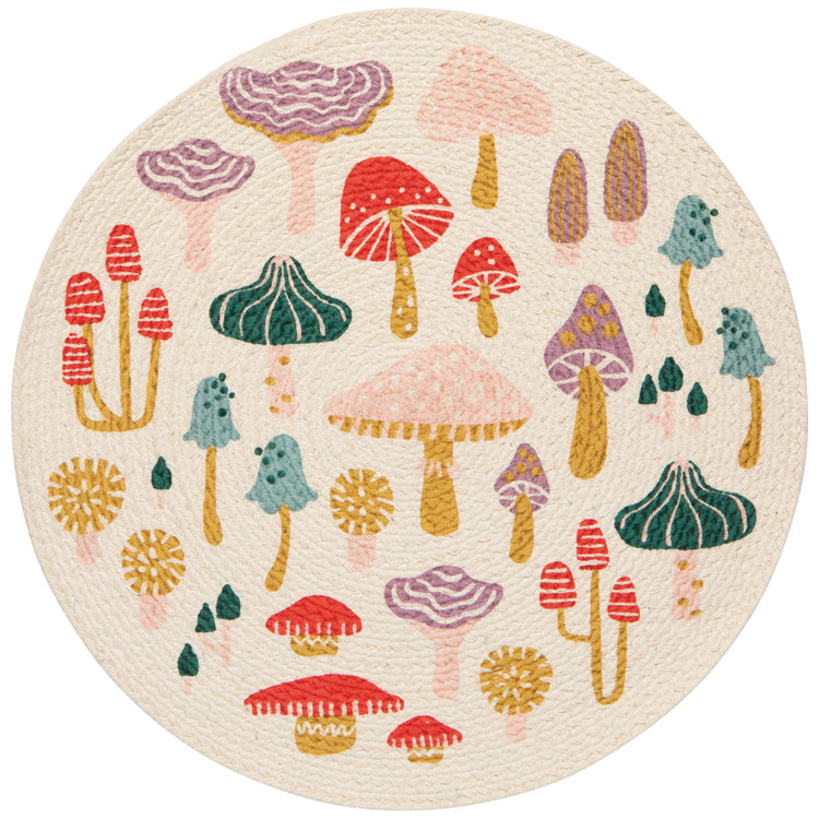 Mushroom Gems Braided Placemat