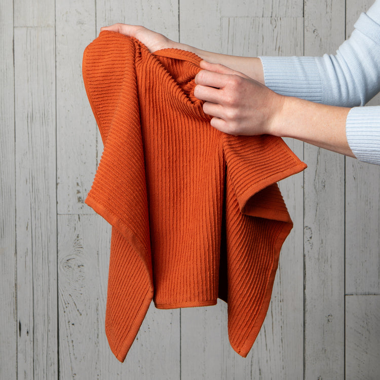 Rust Ripple Dishtowel