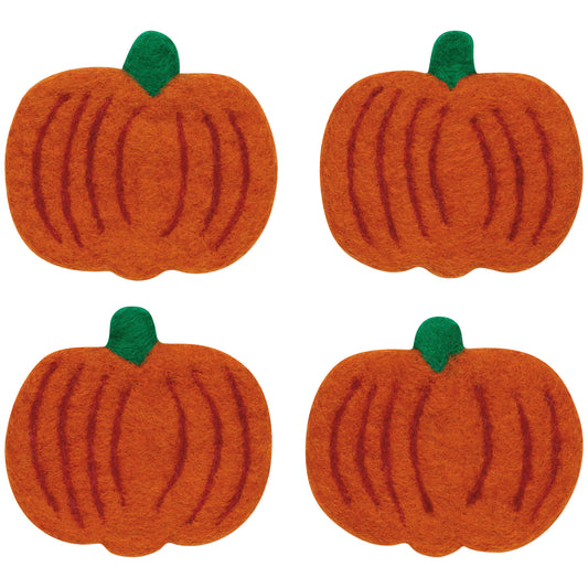 Hallows' Eve Halloween Felt Wool Coaster Set of 4