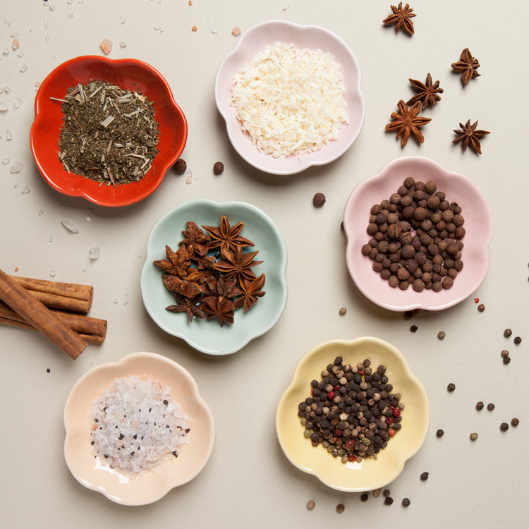 Flower Pinch Bowl Set of 6