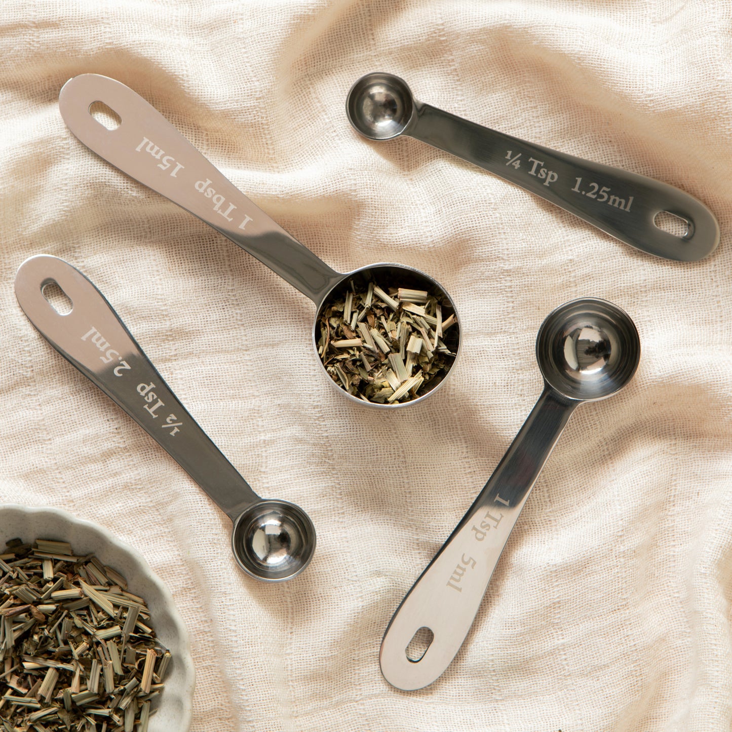 Stainless Steel Measuring Spoons Set of 4