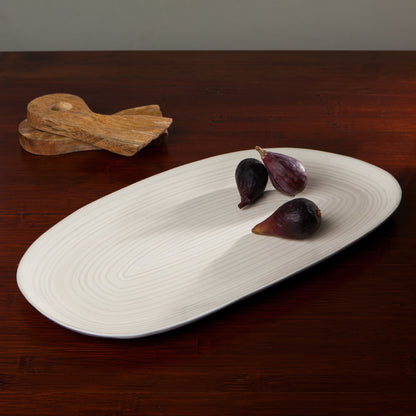 Aquarius Oyster Oval Platter 15 Inch