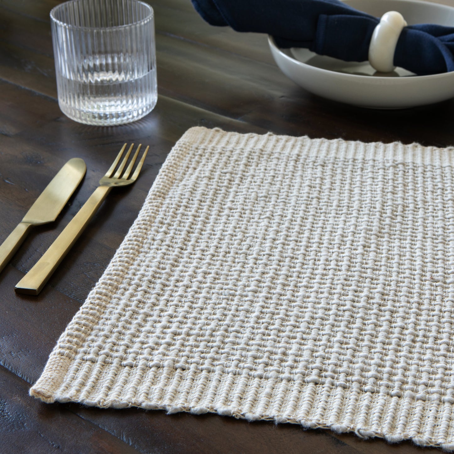 Lattice Placemat - Dove Gray