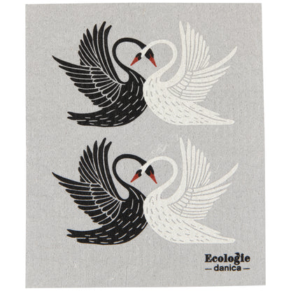 Swan Song Swedish Dishcloth