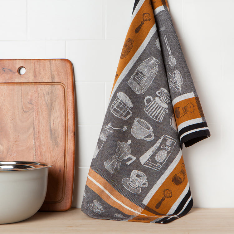 Coffee Break Jacquard Dishtowel