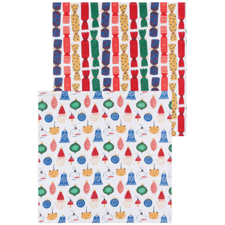 Christmas Charms Floursack Dishtowels Set of 2