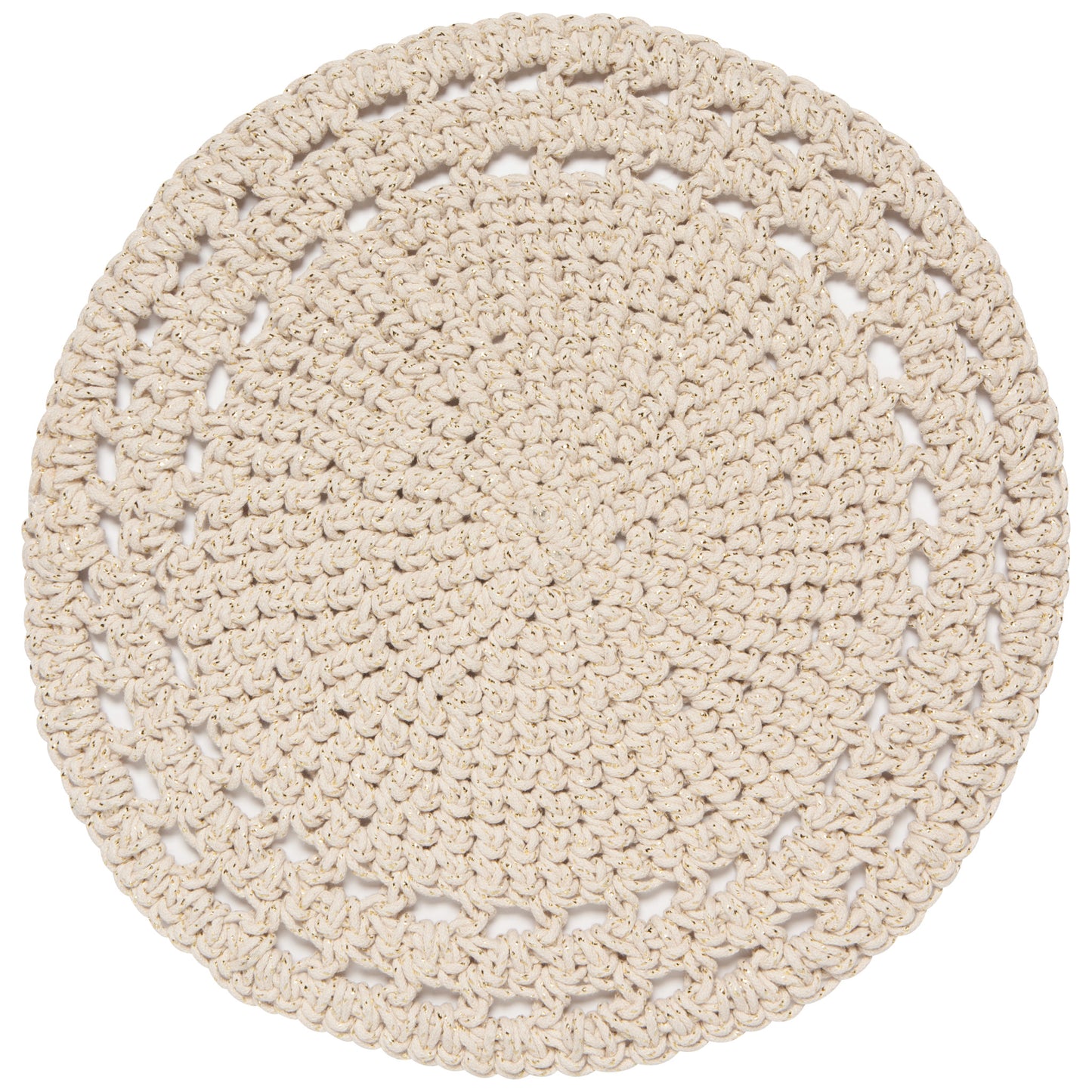 Gold Aura Hand-Knotted Placemat