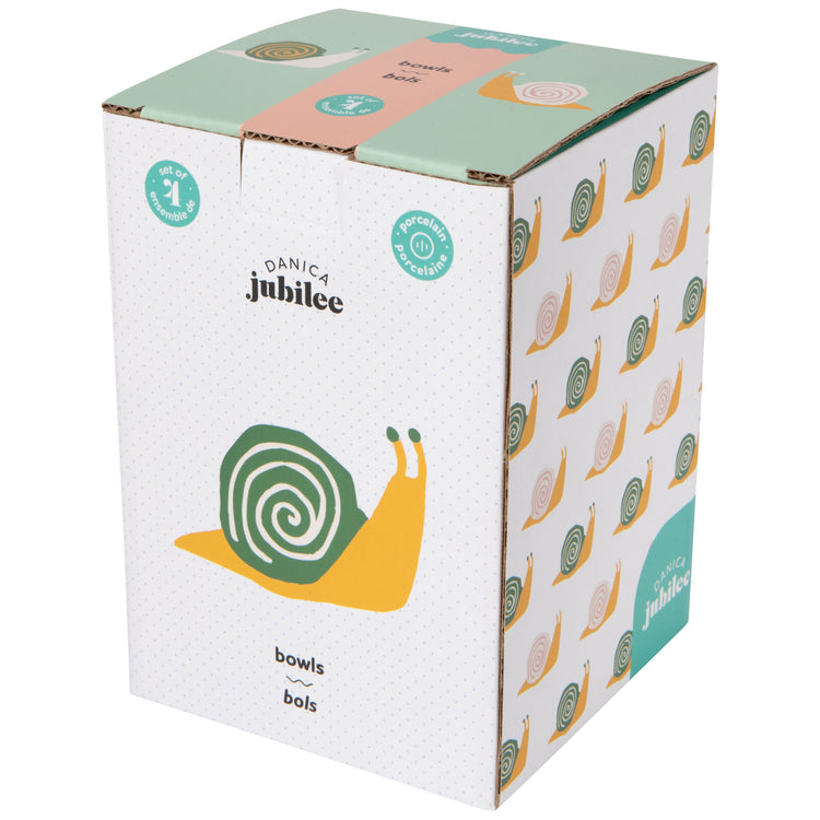 Snails Bowls Set of 4 Assorted