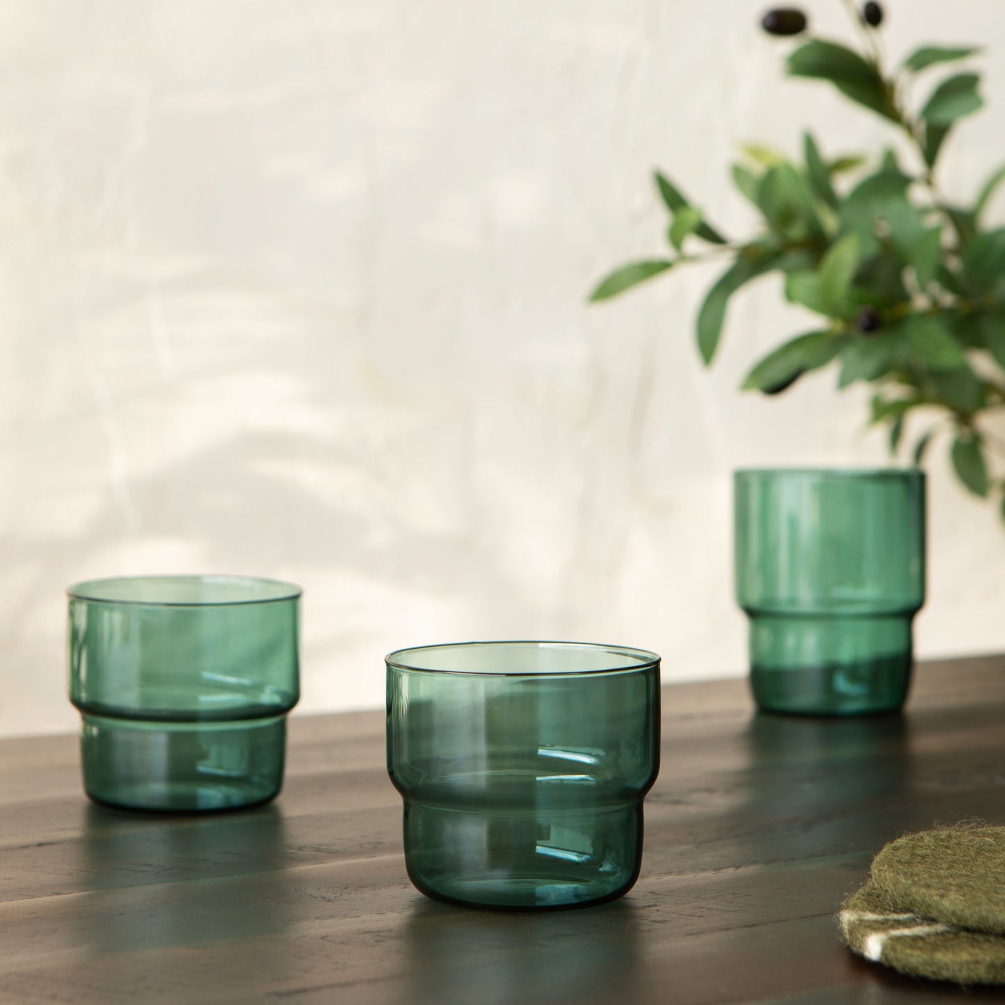 Stackable Juice Glass 9 oz - Emerald
