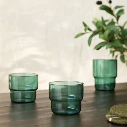 Stackable Juice Glass 9 oz - Emerald
