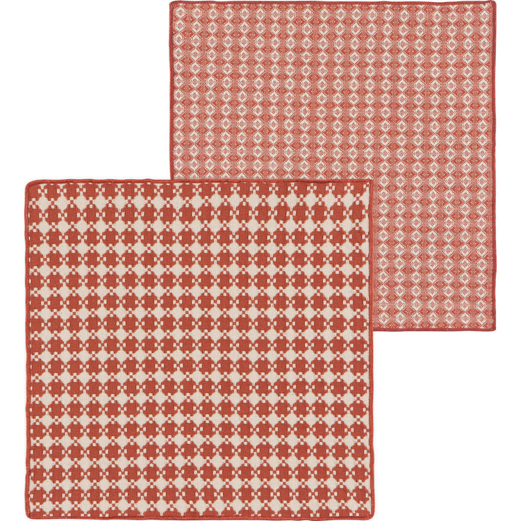 Clay Assorted Woven Dishcloth Set of 2